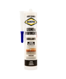 Sigillante legno & pavimenti larice bianco bostik - 300 ml