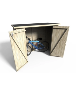 Garage in legno da giardino decor et jardin "bike box" in abete bianco nordico 193x98x161 cm - cod. 11750-000