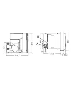 Inserto a pellet punto fuoco 'alessio' 8,5 kw