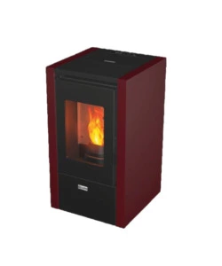 Stufa a pellet canadian stove "nevada 7" bordeaux 6,2 kw