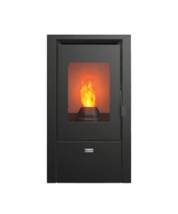 Stufa a pellet canadian stove 'mignon 6' nero 6,2 kw