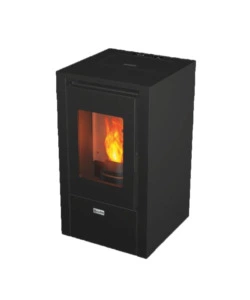 Stufa a pellet canadian stove "mignon 6" nero 6,2 kw