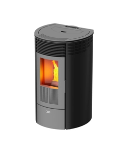 Stufa a pellet canadian stove 'columbia 8' nero 6,3 kw