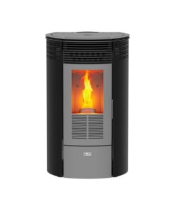 Stufa a pellet canadian stove "columbia 8" nero 6,3 kw