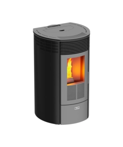 Stufa a pellet canadian stove "columbia 8" nero 6,3 kw