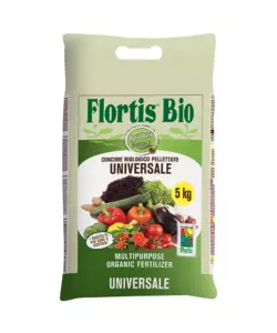 Concime biologico universale in pellet, 5 kg - flortis