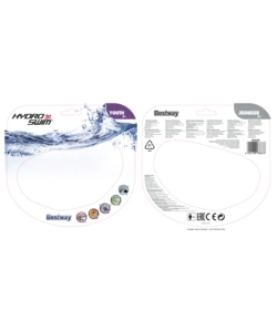 Maschera da nuoto per ragazzi "hydro swim", colori assortiti - bestway 22049