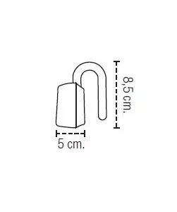 Blocca cardine anti schiacciamento - 2 pz.