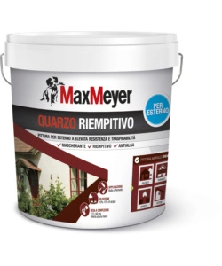 Pittura quarzo riempitivo antialga bianco 14 lt - max meyer