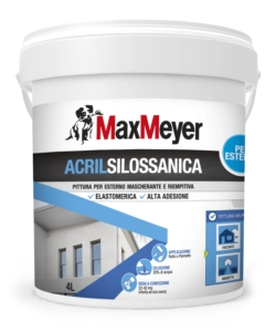 Pittura acrilsilossanica   bianco lt 4