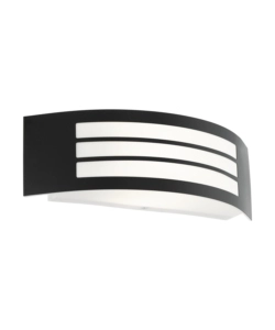 Applique led da esterno eglo 'leiros' nero 25w