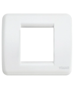 Placca rondÒ 1-2m bianco brillante - vimar