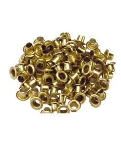 Occhielli ottone  4,5 mm. 100 pz.