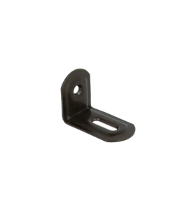 Lastrine ad angolo con asola in acciaio colore nero 23x28x38 mm. 4 pz.