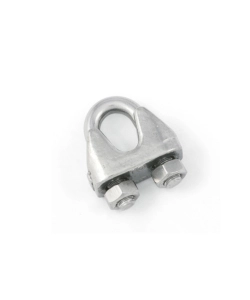 Morsetto per funi Ø 2 mm. in acciaio inox a4 - aisi 316 - 2 pz.