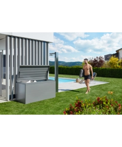 Loungebox 160 grigio quarzo metallizzato - biohort. 68065