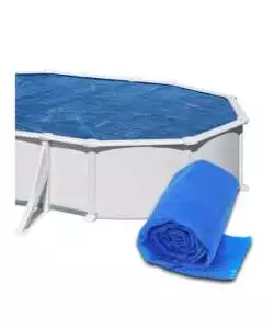 Telo di copertura gre per piscina fuori terra ovale 500x350cm - cod. cprov510