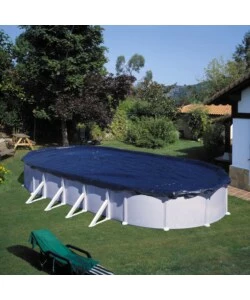 Copertura invernale per piscina ovale  610x375 cm o a forma di otto 500x340 cm - gre ciprov611