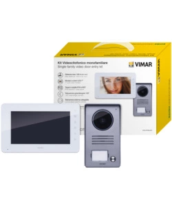 Kit videocitofono vimar monofamiliare da parete con vivavoce intercomunicante