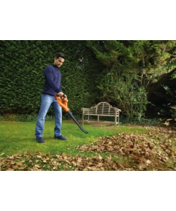 Soffiatore da giardino black + decker "gwc1820pc-qw" con batteria al litio power command 18v 2.0ah.