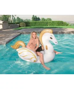 Gonfiabile per piscina pegaso gigante luxury, 223x140x127 cm - bestway 41118