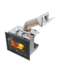 Inserto camino a pellet canalizzato canadian stove "13c" 12 kw