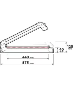 Portasci nordic-king evo aluminium nk-40 n40010 - nordrive