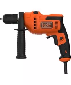 Trapano a percussione elettrico black+decker "beh200-qs" 500 w