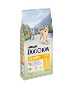 Crocchette per cani adulti 'dog chow classic' al pollo, 10 kg - purina