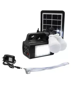 Sistema di ricarica solare multifunzione eurogarden con batteria