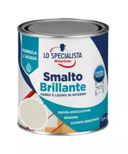 Smalto acqua brillante 0,5 lt. bianco ghiaccio