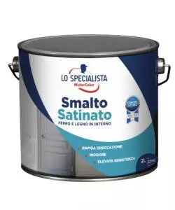 Smalto acqua satinato 2 lt. bianco