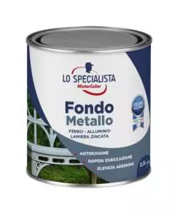 Fondo metallo acqua 0,5 lt. grigio