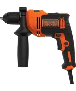 Trapano a percussione "beh710k" 2 velocita' meccaniche, 710 w - black + decker