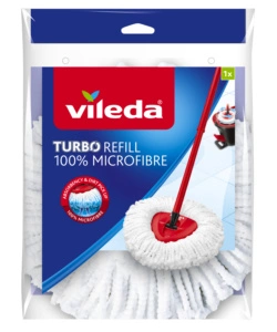 Panno di ricambio vileda 'turbo smart refill' in microfibra