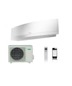 Climatizzatore daikin emura pompa di calore 'ftxj35mw/rxj35m' monosplit e unit esterna 12000 btu con wi-fi