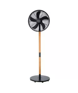 Ventilatore piantana bimar "vpm410" con 3 pale in metallo e legno, 40 cm