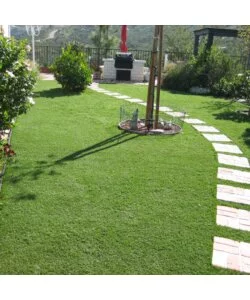 Prato sintetico verde economico 2x10 mt h50 mm per giardino "wimbledon"