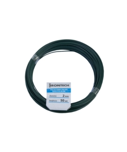 Filo di ferro zincato rivestito pvc verde Ø 2,0 mm. 50 mt.