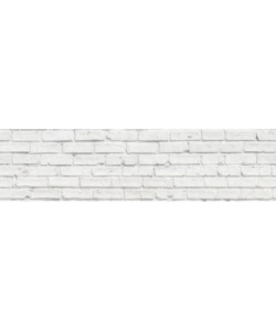 Paraschizzi xl 'white bricks' in pvc, 180x45 cm