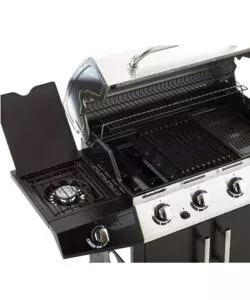 Barbecue a gas "golosone 3" g45129 con cottura a pietra lavica o australiana - sochef.