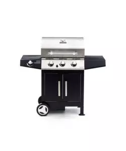 Barbecue a gas "golosone 3" g45129 con cottura a pietra lavica o australiana - sochef.