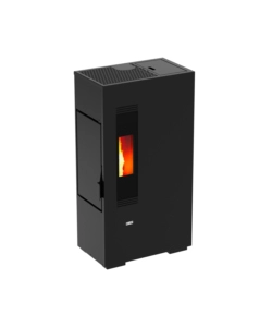 Stufa a pellet slim  canadian stove 'mini 5' nero 4,4 kw