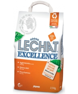 Lettiera igienica per gatti monge 'lechat excellence' 2,5 kg