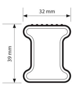 Barra portatutto acciaio - 135 cm  n10005