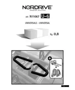 Adattatore per pioli scale u-6  n11067