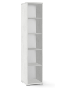 Libreria h185 l38 finitura ossido bianco