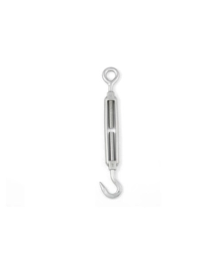 Tenditore occhio - gancio m5 mm. in acciaio inox a4 - aisi 316