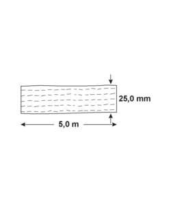 Cinghia di ancoraggio 1500 kg. 27 mm. x 5 mt. con tenditore