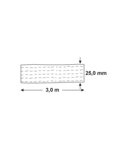 Cinghia di ancoraggio 600 kg. 25 mm. x 3,5 mt. con tenditore automatico a cricchetto